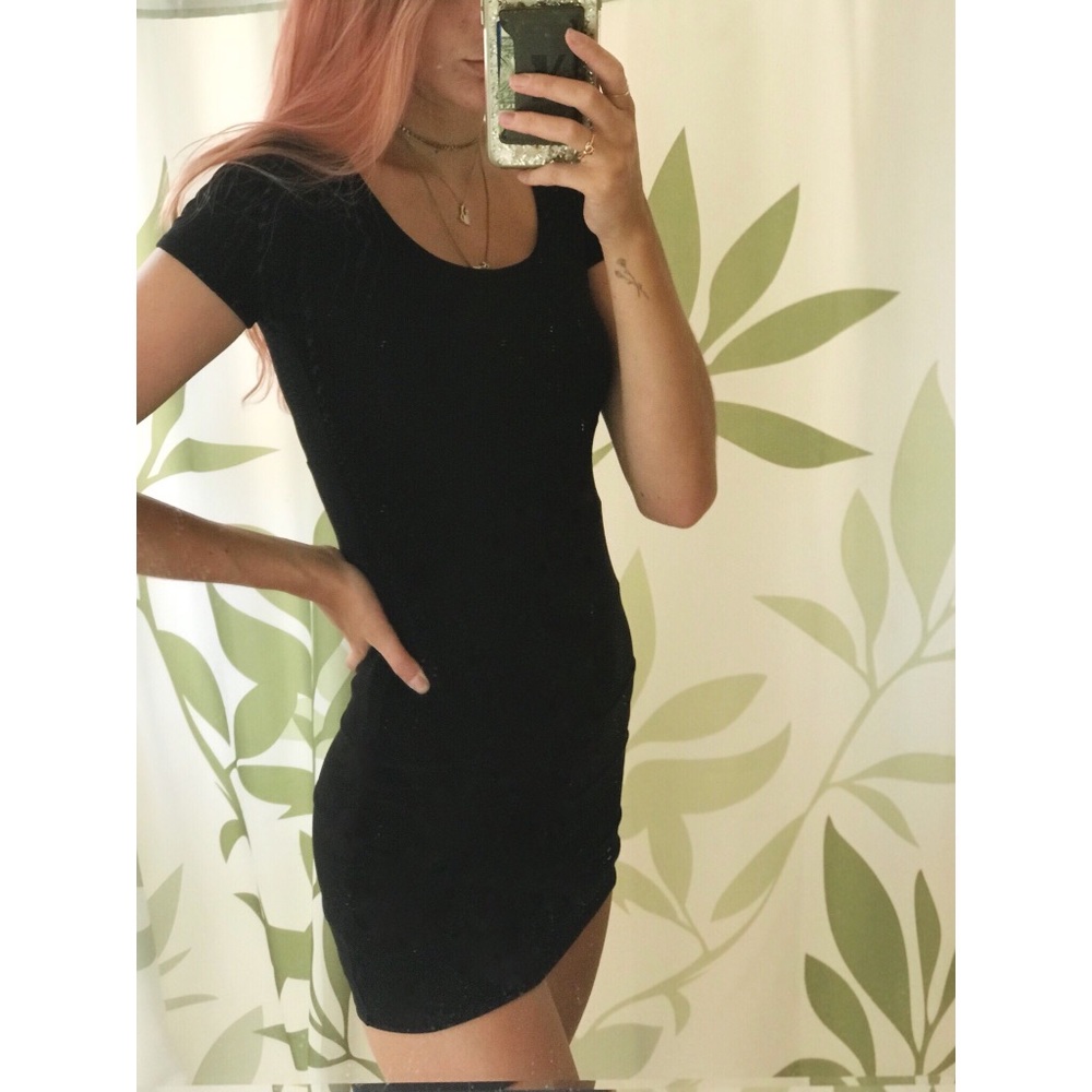 Black Bodycon Mini Dress